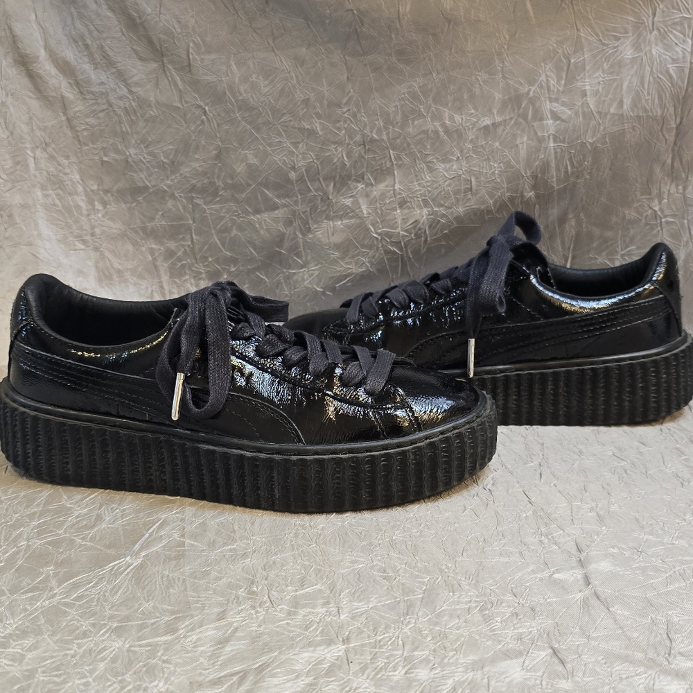 FENTY/PUMA Black Sneakers SZ 7.5 - Picture 7 of 14